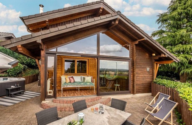 Panoramic Chalet w/ Hot Tub, Bbq, View, Terrace