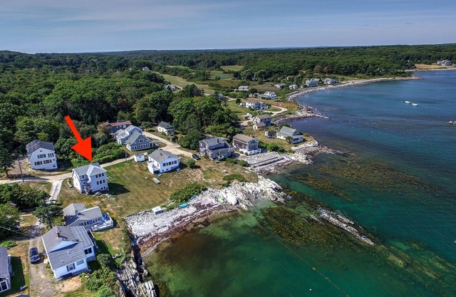 Vues panoramiques sur l'océan, plage privée, à côté de Portland
