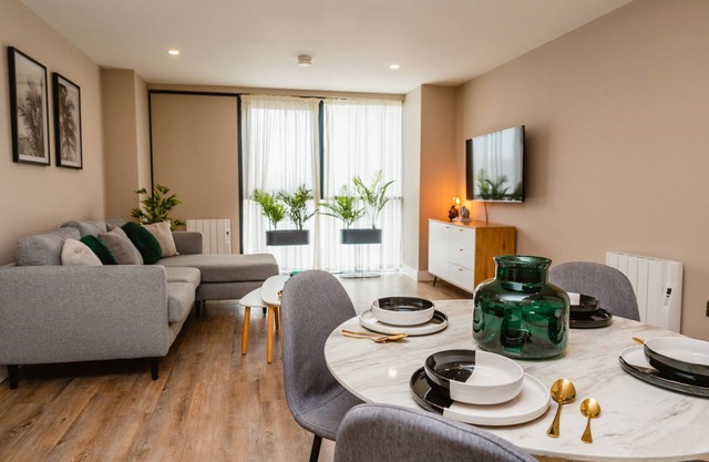 Vue sur Parc-de Luxe-Salle de bain privée séparée-2 Bedroom-Appartement