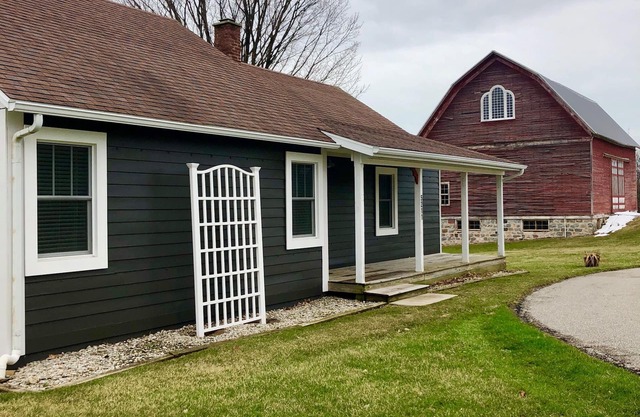 Ferme pastorale pittoresque