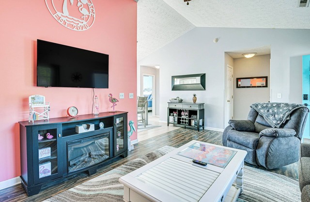 Patio, Yard & Lake Views: Home in Myrtle Beach!