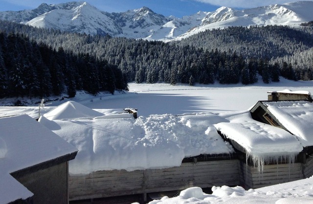 Chalet en montagne PAYOLLE bord du lac Hautes-Pyrenees,possibe14 pers(2 gîtes)