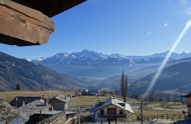 La tranquillité et la détente des Alpes de la Vallée d'Aoste