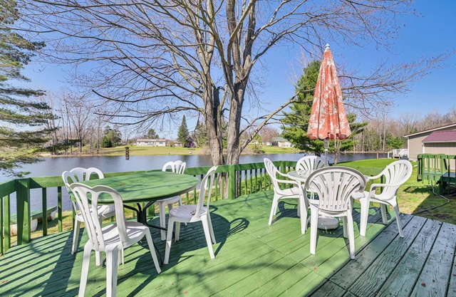 Peaceful Lakefront Home w/Deck in West Branch!