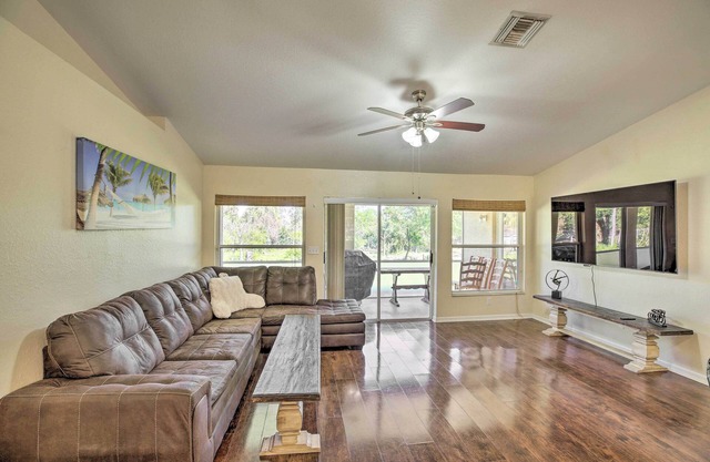 Peaceful Lehigh Acres Home w/ Grill + Lanai!