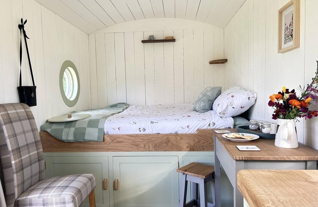 North Devon Shepherds hut/fire-pit/retreat