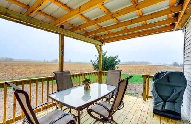 Peaceful Shiloh Home w/ Deck & Fishing Pond Access