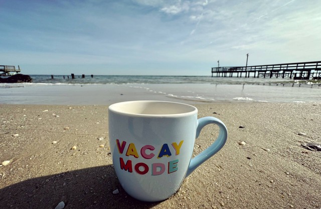 Gwynn’s Island getaway with private sandy beach.