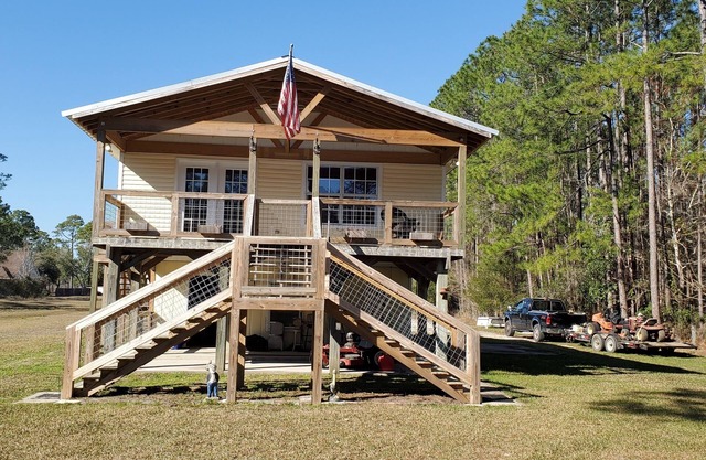 Peaceful Waterfront property with private boat ramp