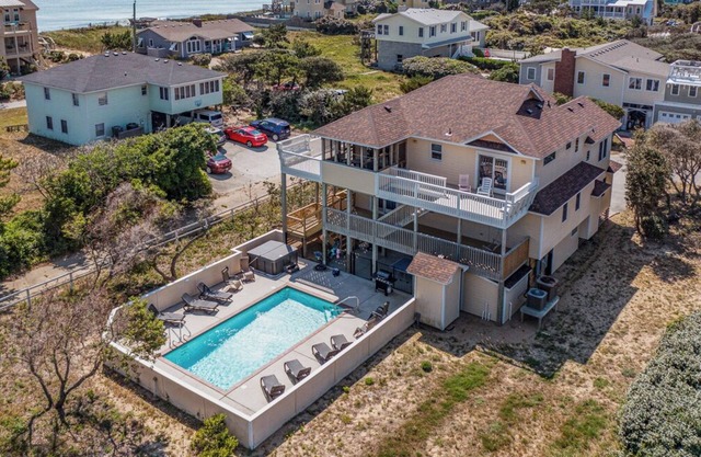 Wake up to beautiful ocean views from this oceanside 7BR home with Private Pool!
