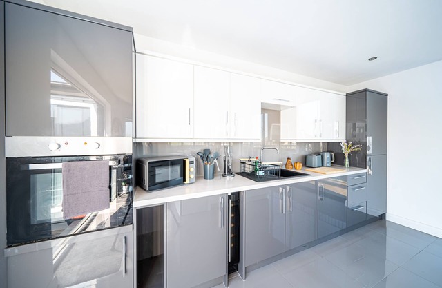 Heart of Town Centre-Appartement en attiq-Appartement-Vue ville-Salle de bain...