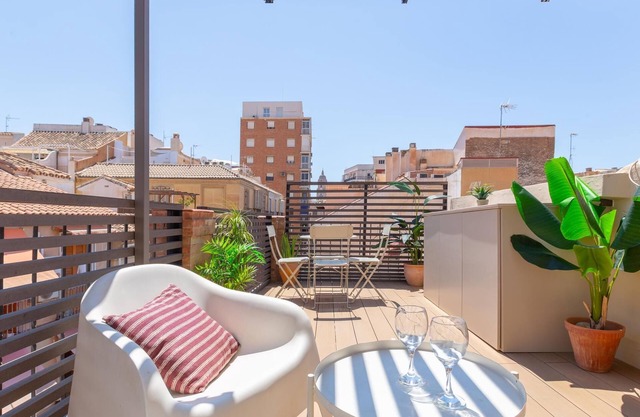 Penthouse avec terrasse et vues dans le centre de Malaga