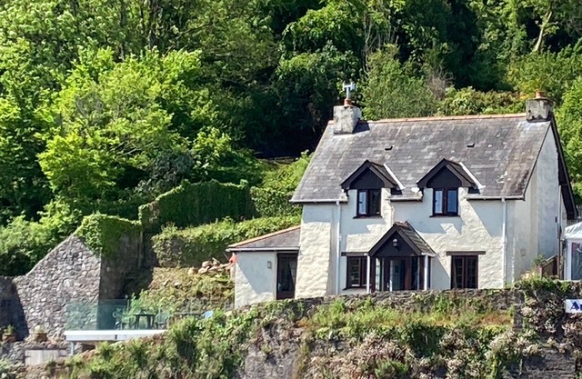 Vue parfaite sur le dard de la rivière
