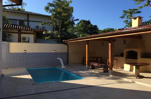 Perola Itamambuca 7 chambres à coucher, climatisation, piscine, piscine, 4ème maison de sable