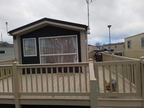 PET FREE family mobile Home sleeps 8 with large secured decking Sea wick holiday park