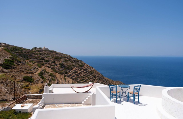 Appartement pour animaux "Antiparos" avec vue sur mer et Wi-Fi