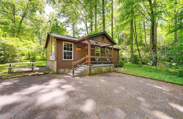 Pet-Friendly Creekside Cabin w/ Pool Access!