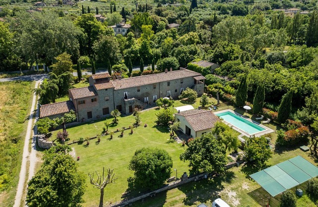 Maison acceptant les animaux à Cortona.