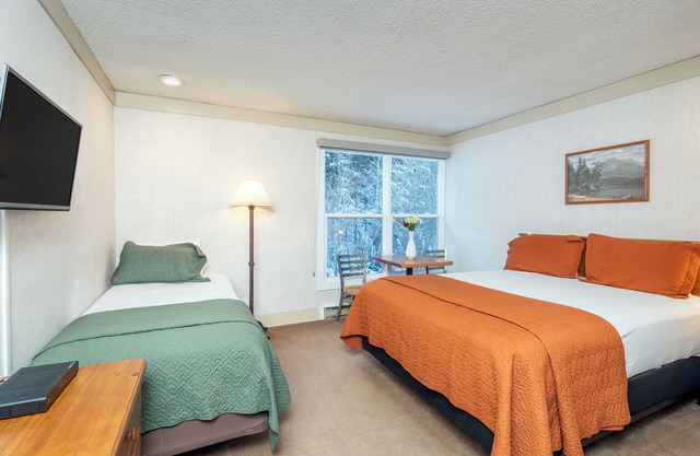 Chambre d'hôtel avec kitchenette au Mountainside Inn, animaux acceptés