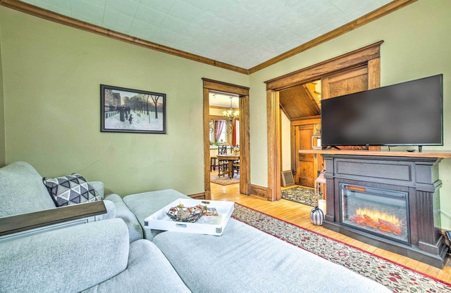 Pet-Friendly Osseo Home w/ Fire Pit & Yard!