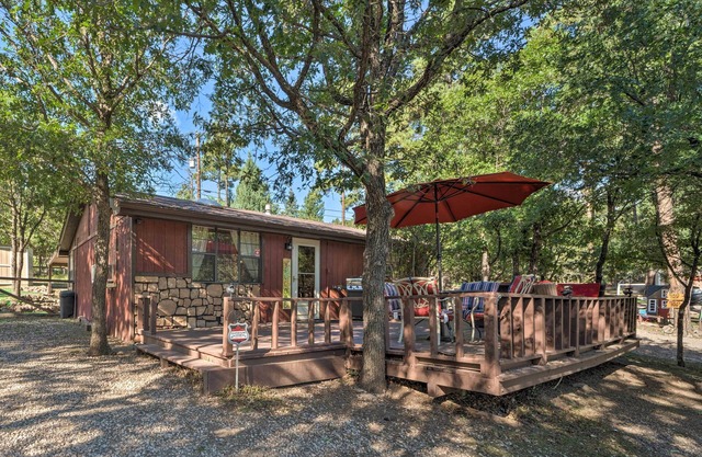Relaxant animaux Ruidoso Cabin w / Hot Tub!