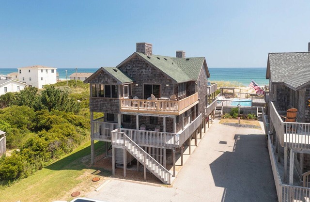 Pet-friendly semi-oceanfront home w/ hot tub and community pool!