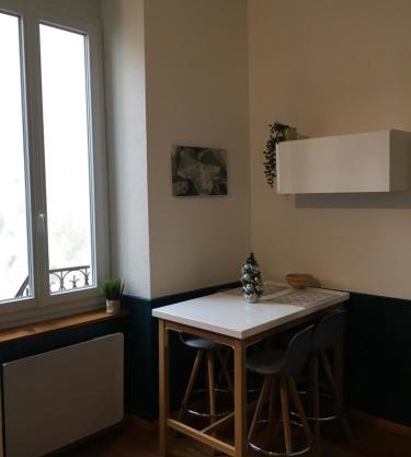 Petit studio, plein centre ville, grande terrasse