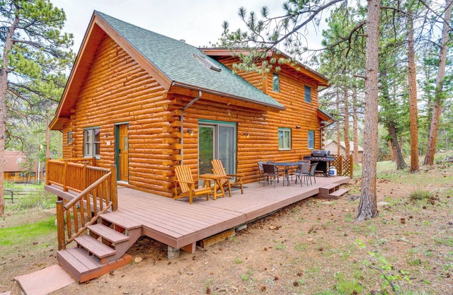 Cabane en rondins pittoresque dans Estes Park: 9 Mi. à RMNP