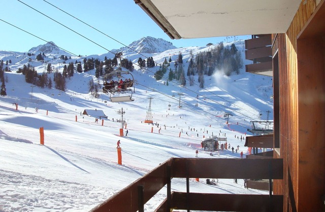 Plagne-Bellecôte , vue magnifique, studio divisible équipé pour 4/5p