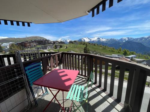 Plein centre Alpe d'Huez vue panoramique