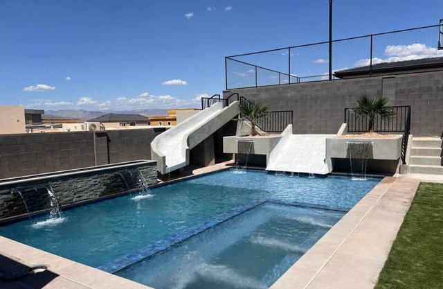 Pool and Trampoline room!