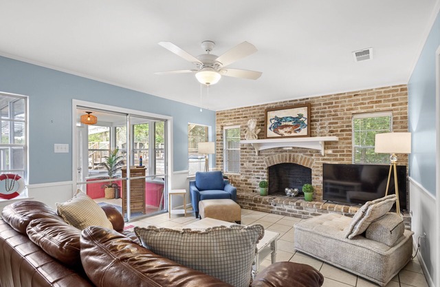 Pool & Patio, Spacious Home Near Downtown Ocean Springs w/ 2 MBR!