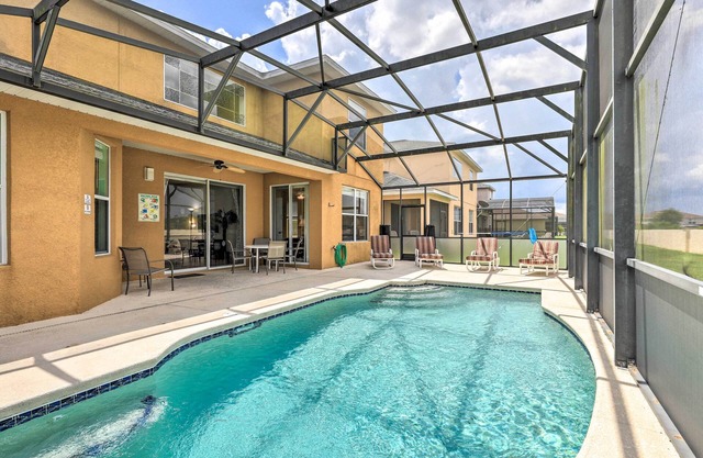 Poolside Family Villa w/ Game Room, 8 Mi to Disney