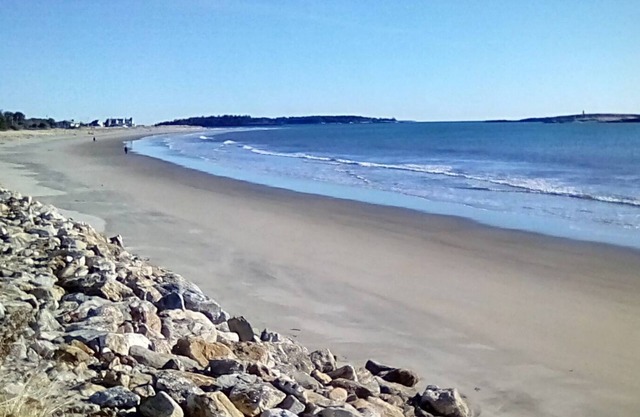 Popham Beach Direct Oceanfront Étapes vers le sable