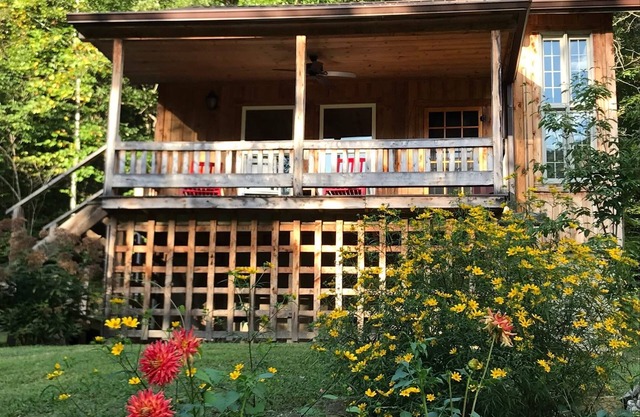 Porch & Pines Cottage with a View