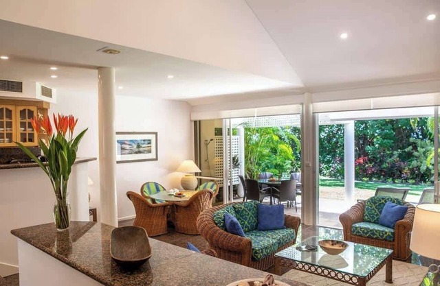 Spacious 2 bedroom beachfront Villa located within the Mirage Resort grounds.
