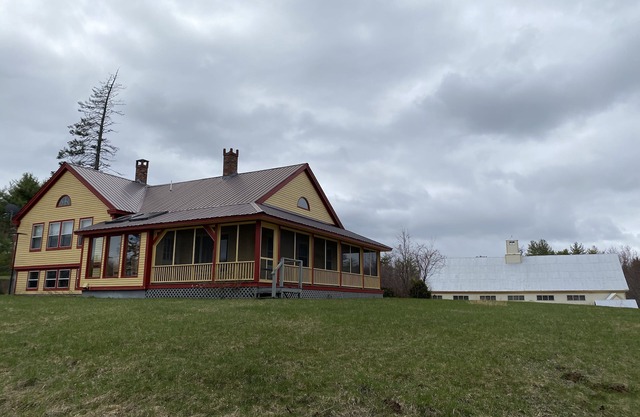 Post and Beam House with access to acres of land. Ample parking & new kitchen.