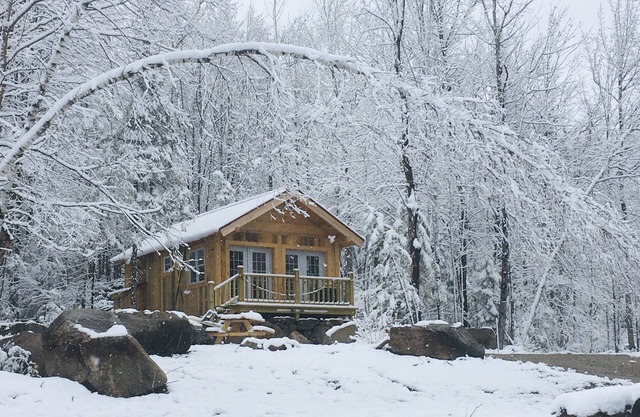 Post & Beam Cabin for Rustic Vacation