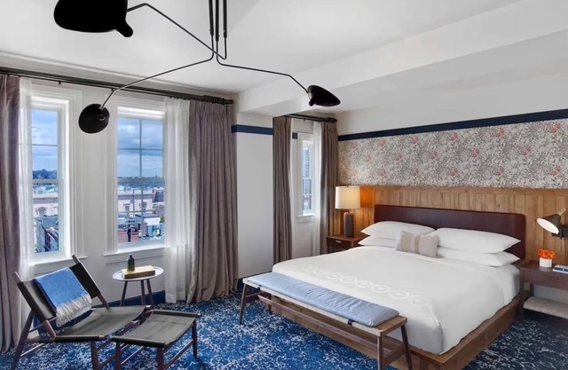 Premier Monument King at Art Boutique Hotel Revival Baltimore w/ Rooftop Dining