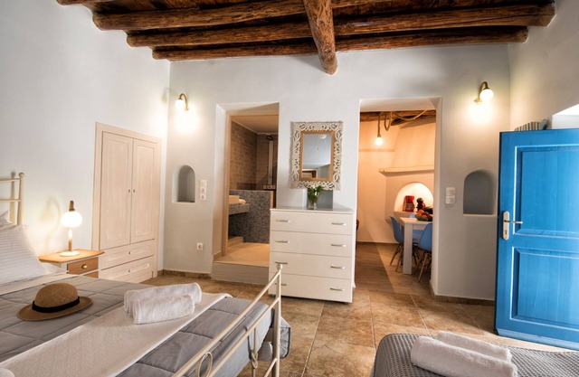 Studio cycladique Premium - Idéal pour les familles - Couples, le nid de Gavrion