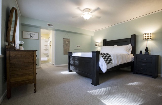 Appartement haut de gamme privé au coeur de Brevard, avec 1 chambre pouvant accueillir 4 personnes,