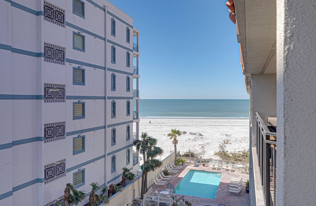 Pool, Private Beach Access & Partial Gulf Views