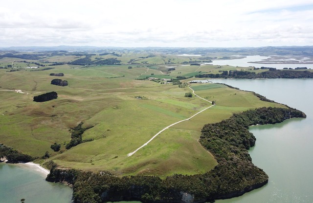 Pointe privée, front de mer, Sandy Beach, Kaipara
