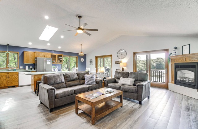 Private Lakefront Retreat w/ Hot Tub, Deck & Views