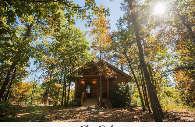 Escapade privée en cabane en rondins de luxe avec bain à remous à 20 minutes à l'ouest de Little Rock