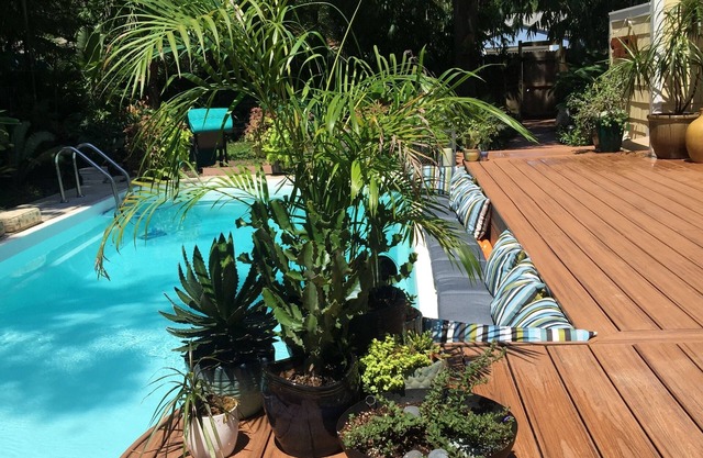 Private, Mid-century-Modern, Decks, Gardens, Heated Pool, Priv. Outdoor Shower