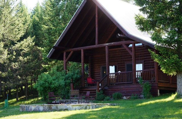 Privée Montagne Log Cabin parfaite: une famille de petite ou séjour romantique.