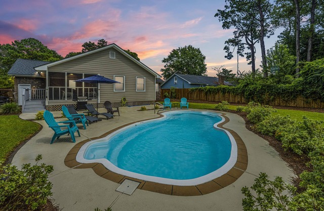 Mt. privé Maison agréable avec piscine!