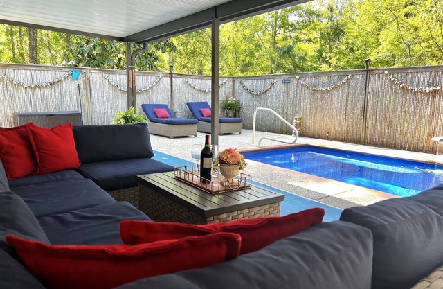 Paradis en plein air avec piscine!