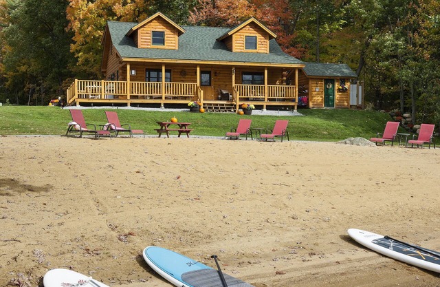 Nouvelle cabane en rondins de luxe sur le lac Winnisquam Perfect Family Retreat